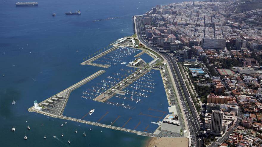 Sin ofertas para el ampliar el Muelle Deportivo de Las Palmas: el concurso convocado queda desierto