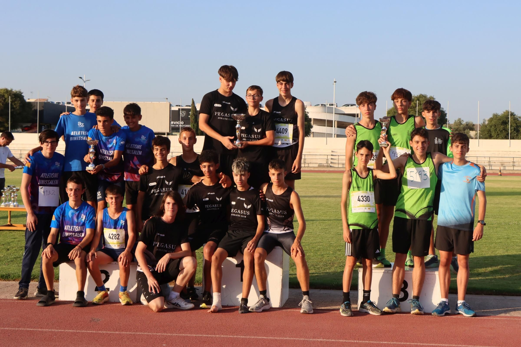 AZ Sport Binissalem, Pegasus y Siurell-Sa Sini, en el podio sub-16 masculino