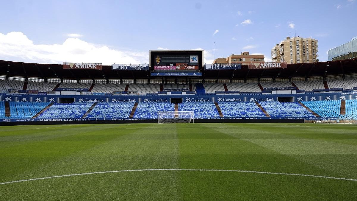 Gol Sur a horas del comienzo de las obras de La Romareda en julio de 2024