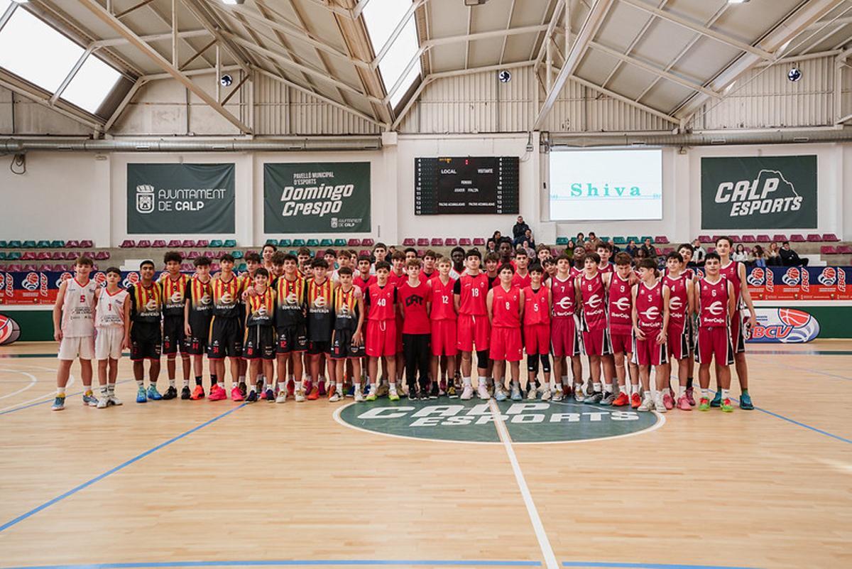 Selecciones maculinas participantes en el I Torneo Infantil de Selecciones “Vila de Calp”.