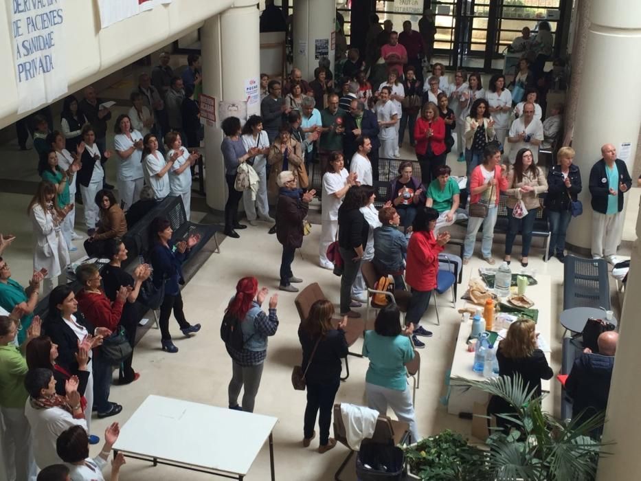 Encierro en el hospital Meixoeiro de Vigo