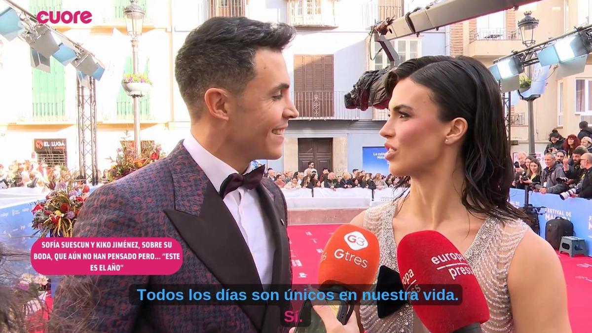 Sofía Suescun y Kiko Jiménez hablan de su boda con Terelu Campos como invitada de honor