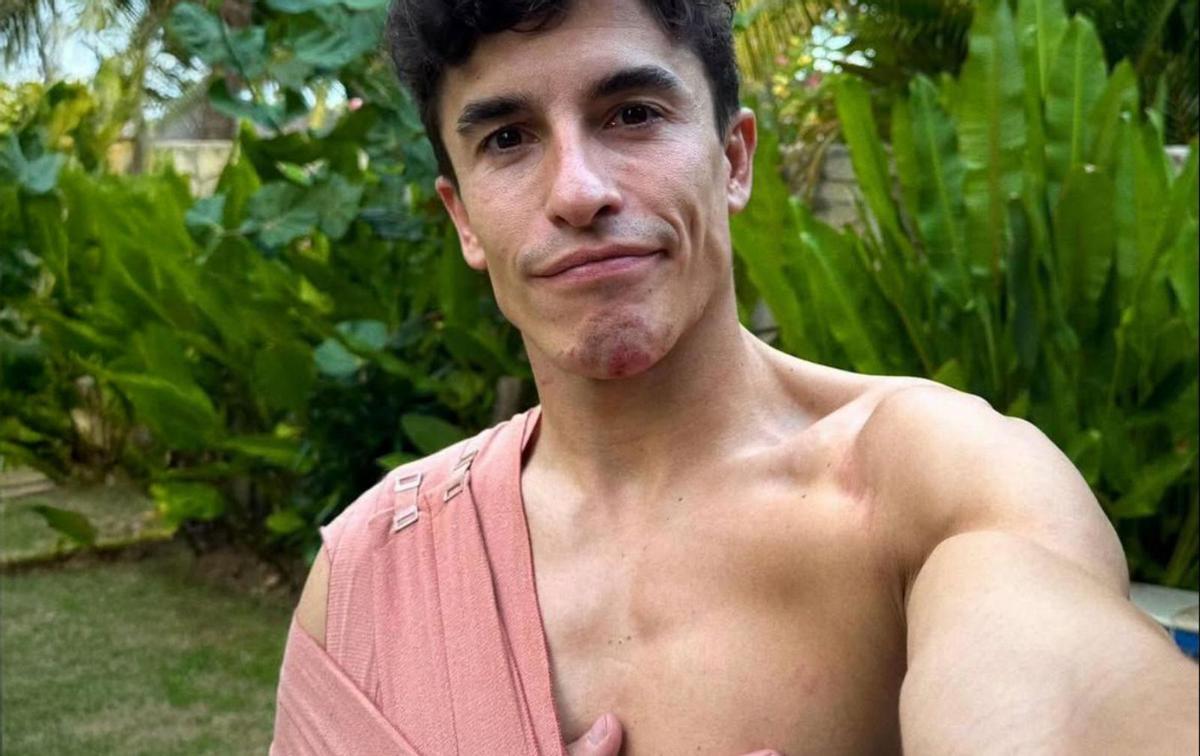 Márquez cau i es lesiona el gran dia de Fermín Aldeguer