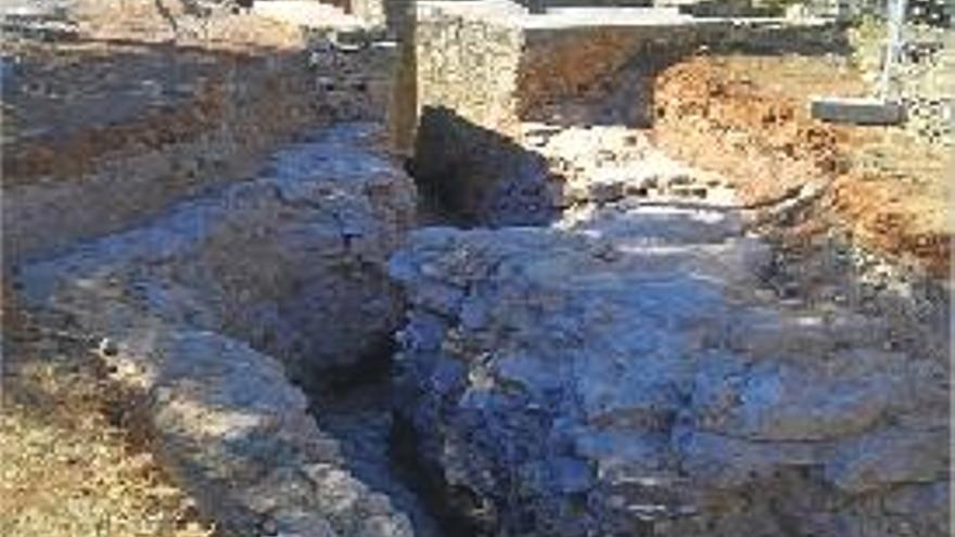 Imagen de las trincheras afectadas.