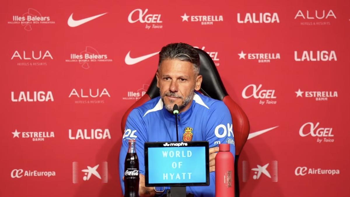 Martín Demichelis en rueda de prensa