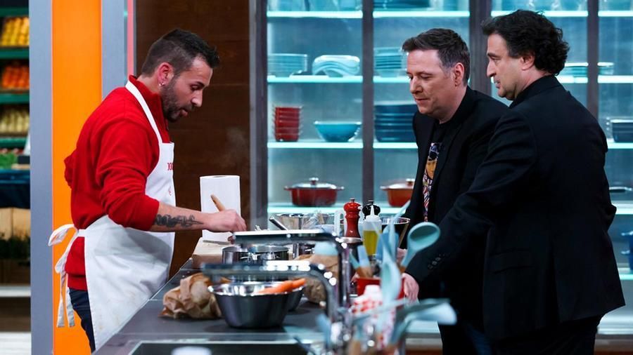 Carlos Latre en las cocinas de 'Masterchef'