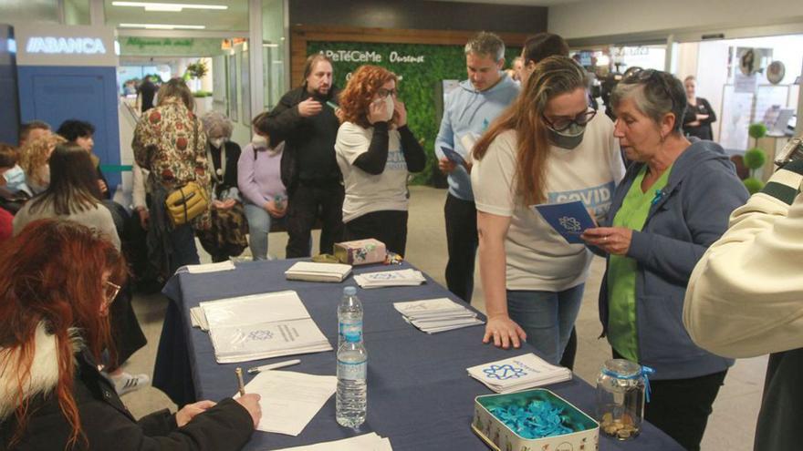 Una actividad de la asociación de pacientes poscovid.