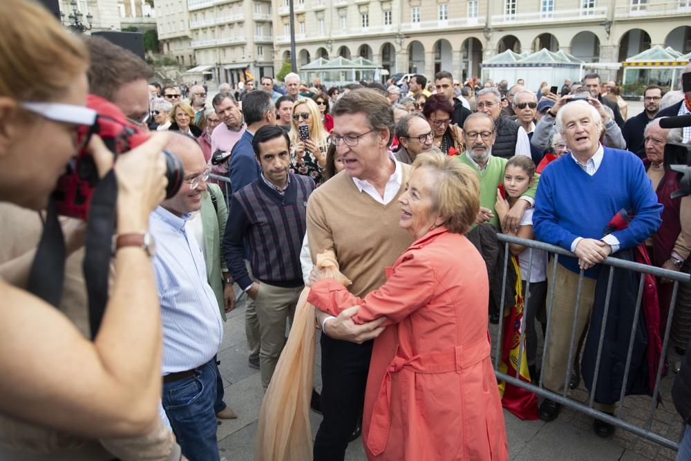 Vázquez defiende la Constitución en María Pita