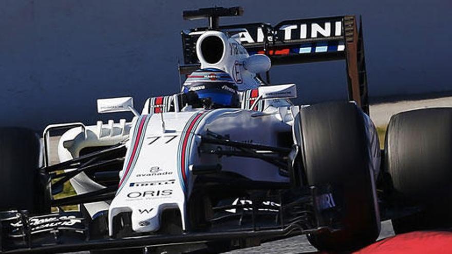 Valtteri Bottas, primero en Montmeló.