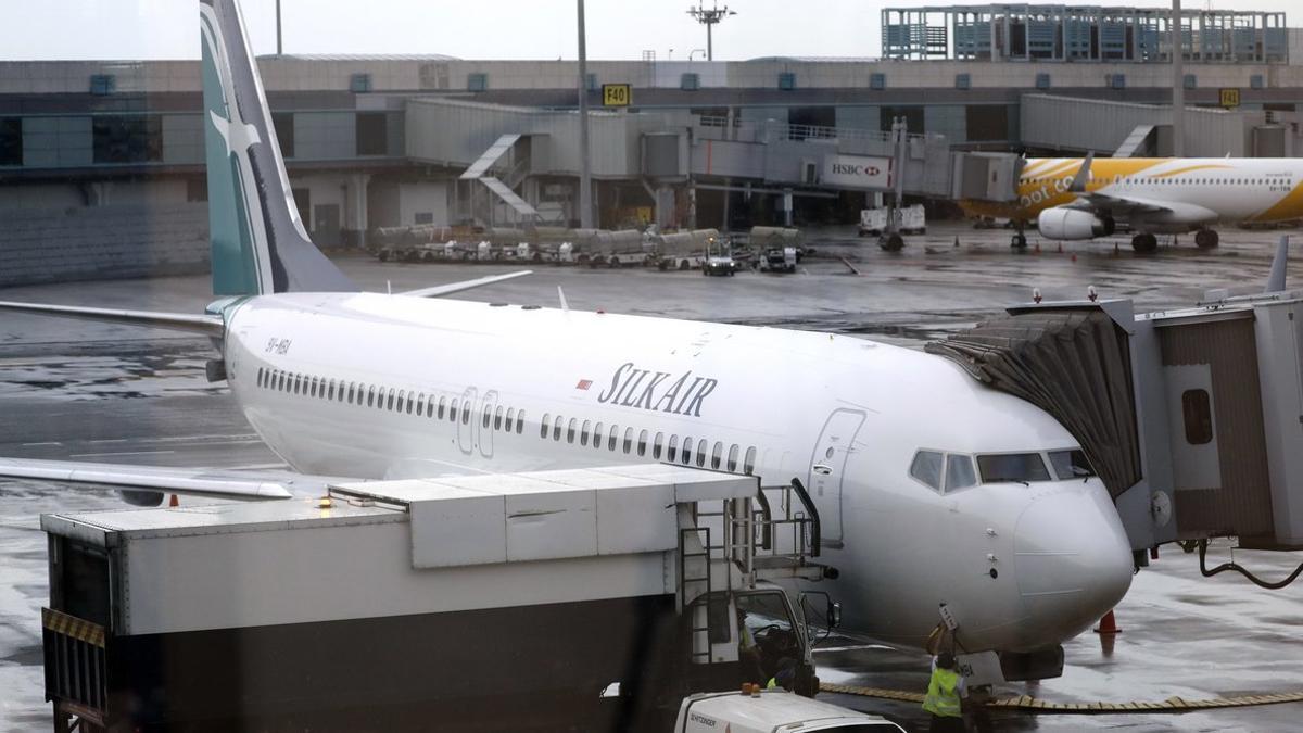 Un avión tipo Boeing 737 MAX 8