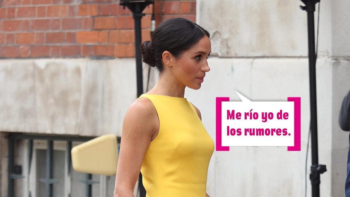 Meghan Markle: ni embarazo, ni embaraza (se ríe de los rumores)