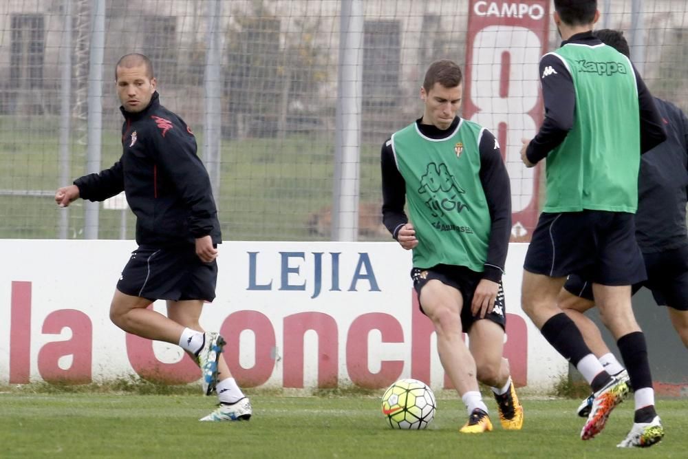 Entrenamiento del Sporting