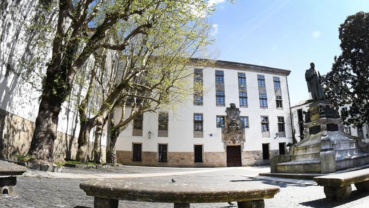 Exterior de la Facultade de Filosofía de la Universidade de Santiago.