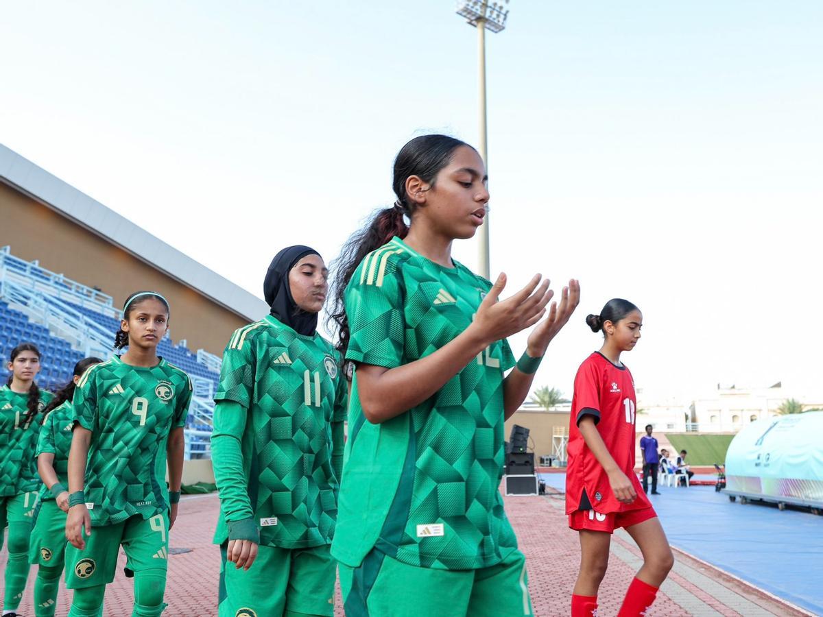 Categorías inferiores de la selección de Arabia Saudí.