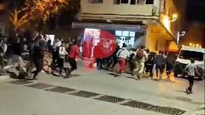 Jóvenes que intentaban entrar en Ceuta han vivido una noche de carreras en el lado marroquí de la frontera