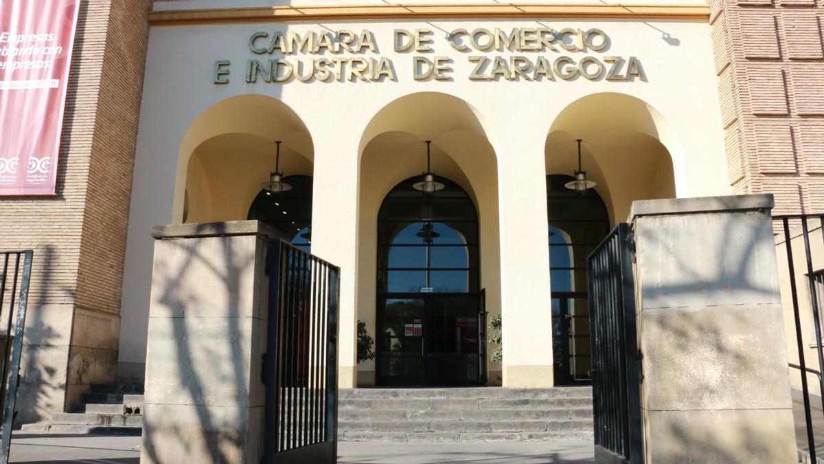 Sede de la Cámara de Comercio de Industria de Zaragoza en la capital aragonesa.