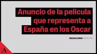 DIRECTO | 'Los domingos', 'La bola negra' y 'El ser querido' se disputan ir a los Oscar