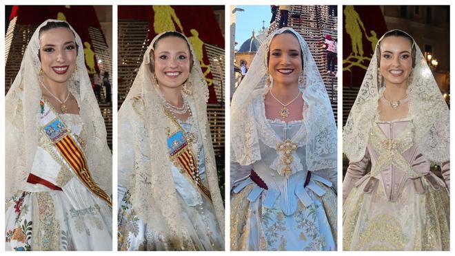 Galería de Falleras Ilustres en la Ofrenda de las Fallas 2026 en València (1/4)