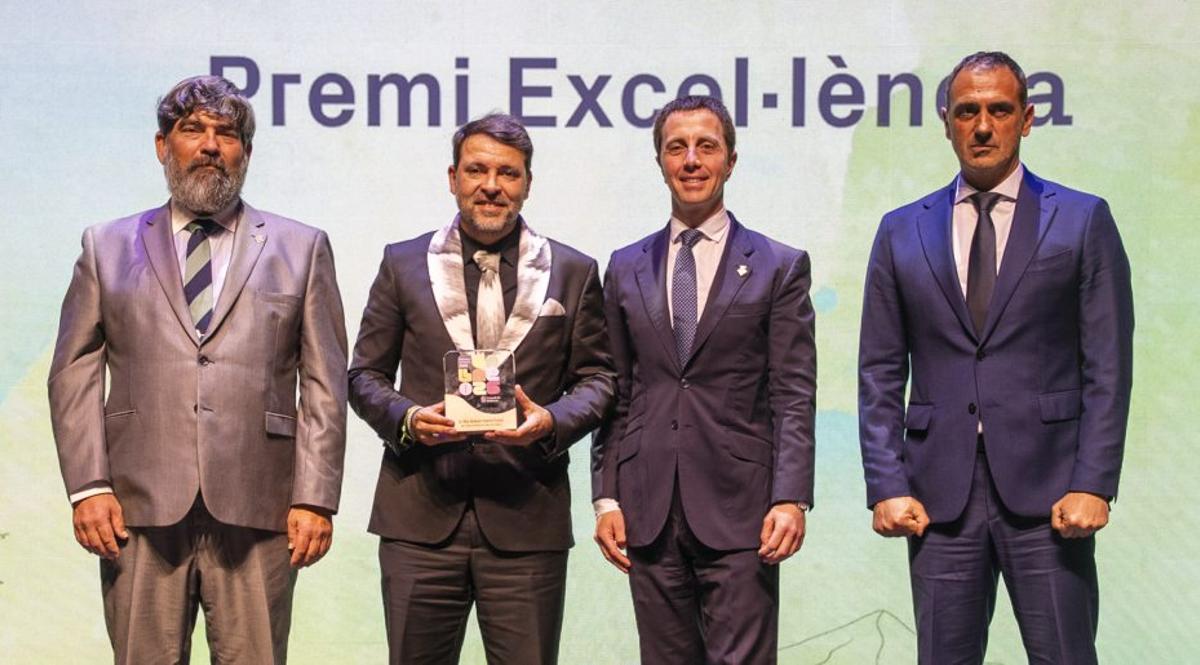 José Tirado, del Palma Futsal, recibió el Premio a la Excelencia.