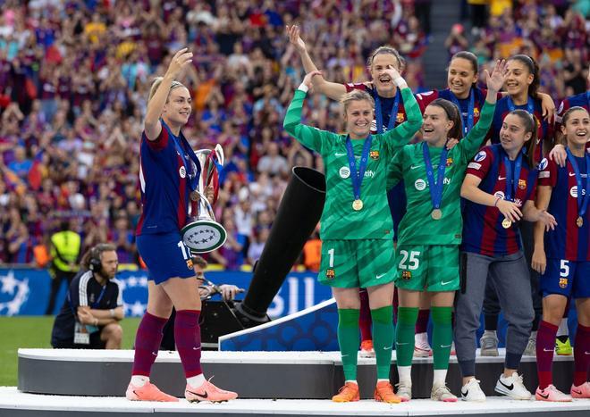 FC Barcelona – Olympique Lyon, la final de la Champions League femenina, en imágenes