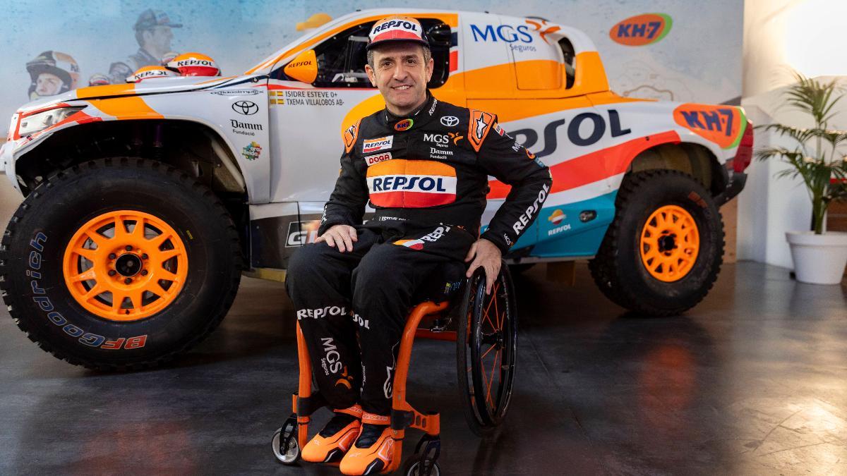 Isidre Esteve participará en el próximo Dakar con el Toyoya Hilux T1+ del Repsol Rally Team