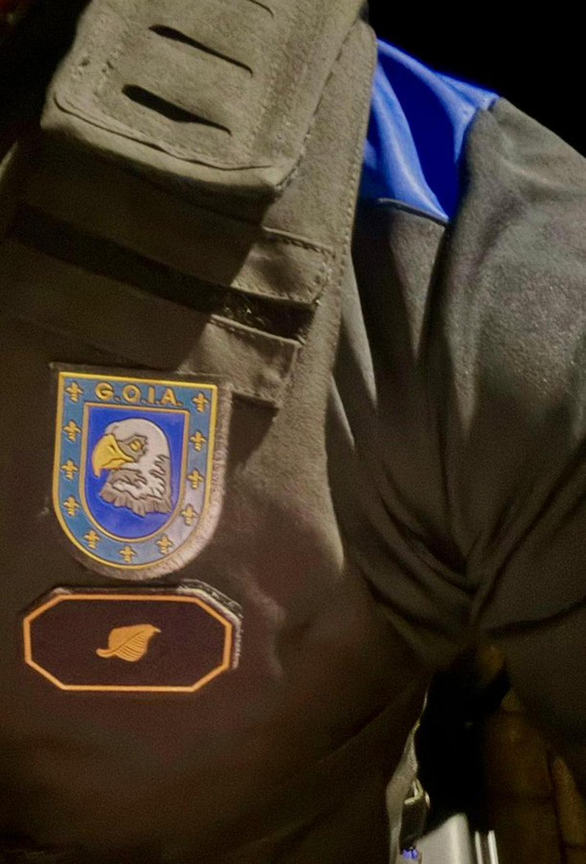Un agente de la GOIA, en una imagen de archivo.