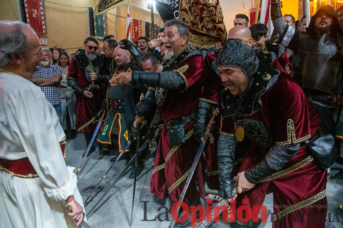 Procesión del Baño y parlamento en las Fiestas de Caravaca