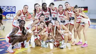 La España de Mata se impone a Alemania en octavos del EuroBasket Femenino U20 (88-69)