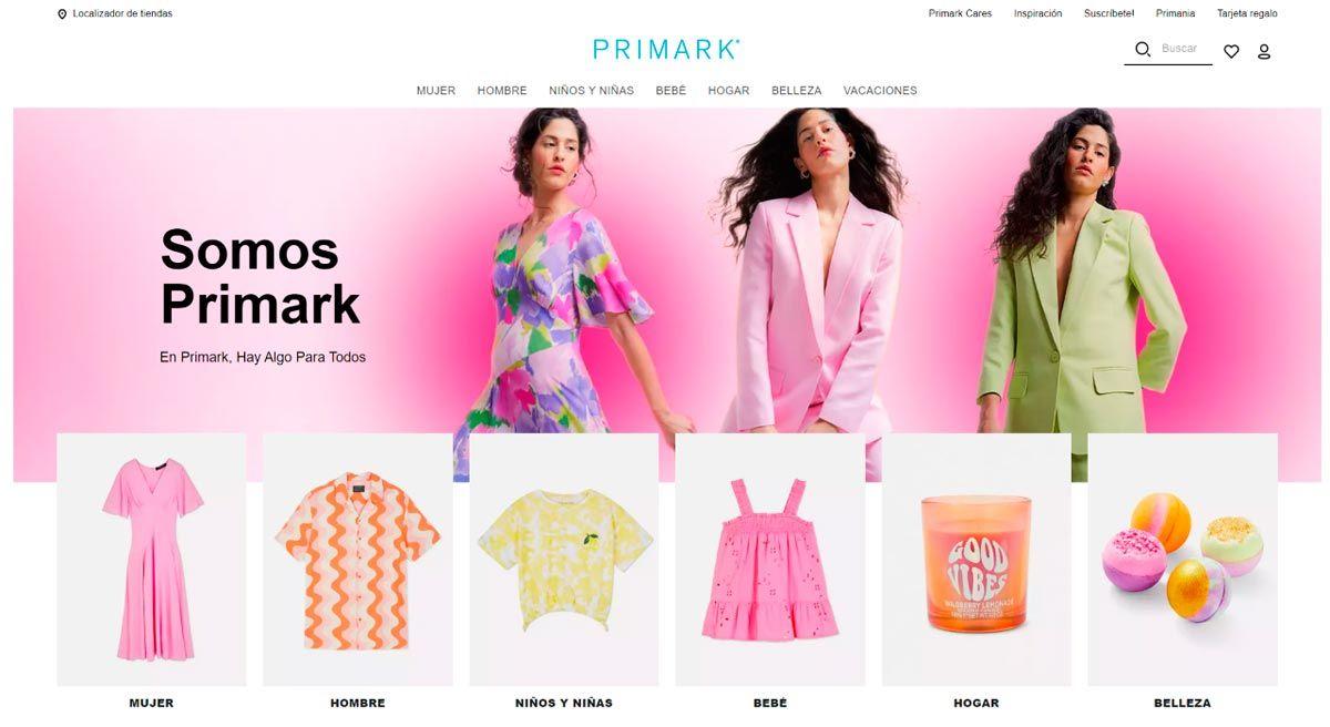 Primark estrena web en España