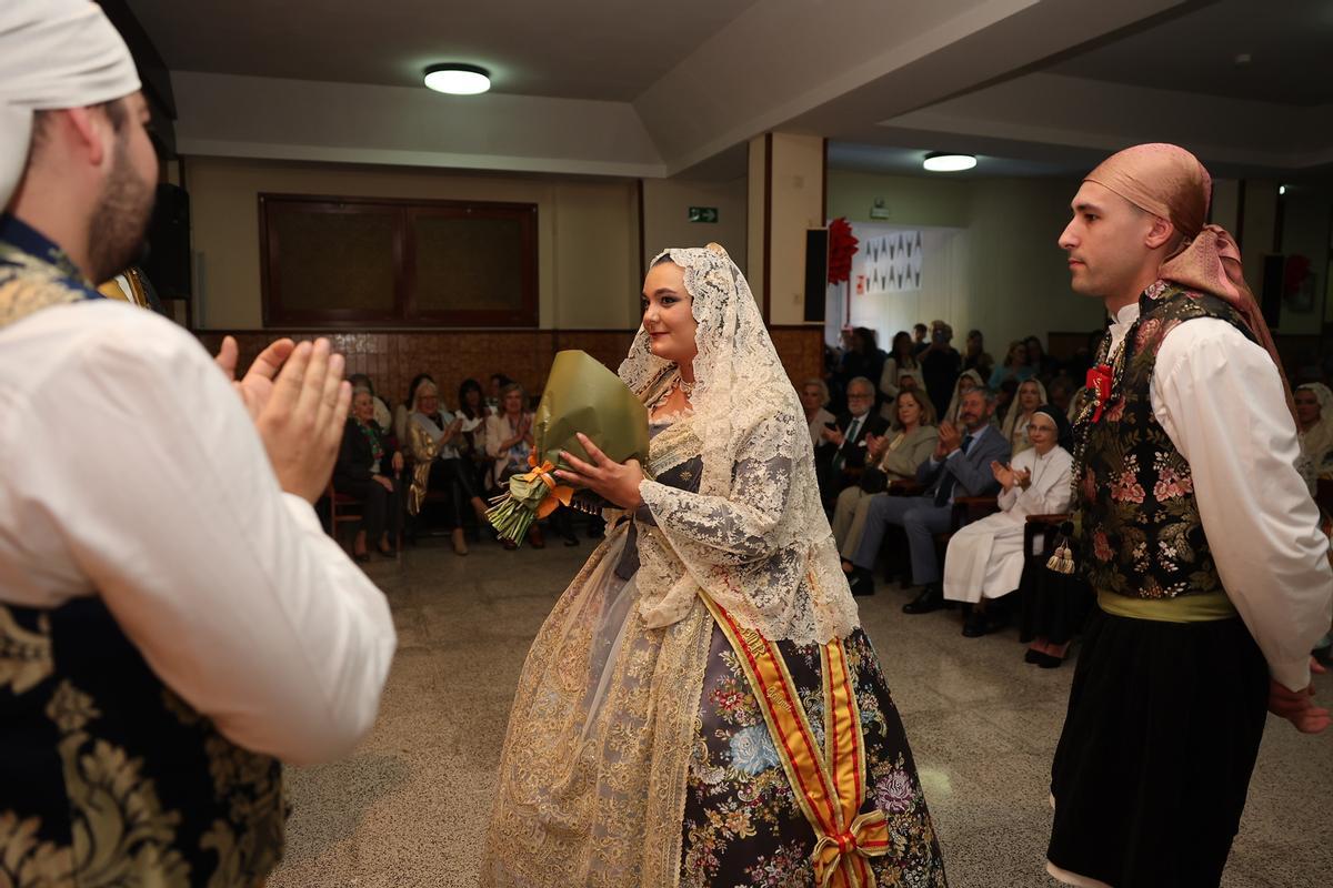 Ofrenda fallera en el Cottolengo del Padre Alegre
