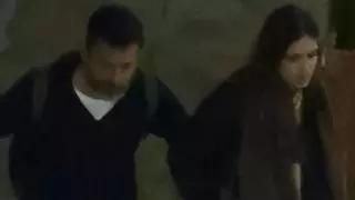 Sara Carbonero reaparece tras recibir el alta hospitalaria: con dificultades para caminar y acompañada por su pareja