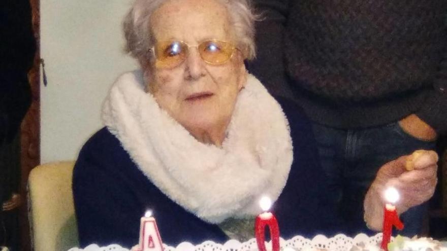 Maria Mas Pont cumple 104 años