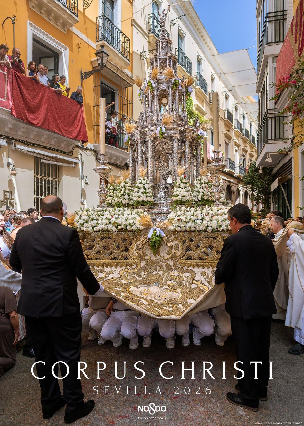 Cartel de la festividad del Corpus Christi de Sevilla 2026.