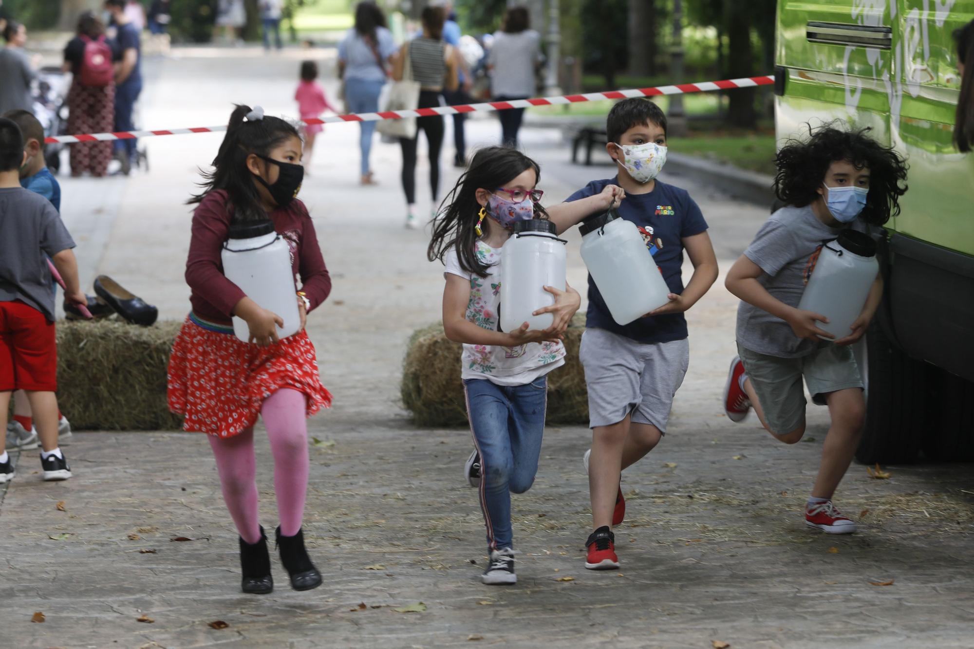 El Campo San Francisco de Oviedo, paraíso intergeneracional de la diversión