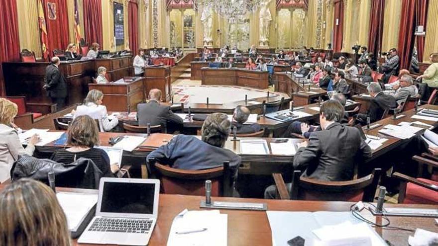 Pleno del Parlament.