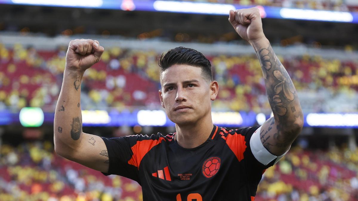 James Rodríguez, en la Copa América con Colombia