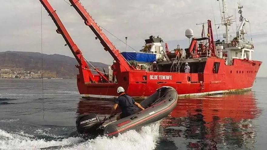 El buque oceanográfico &quot;García del Cid&quot;, adscrito a la flota del CSIC.