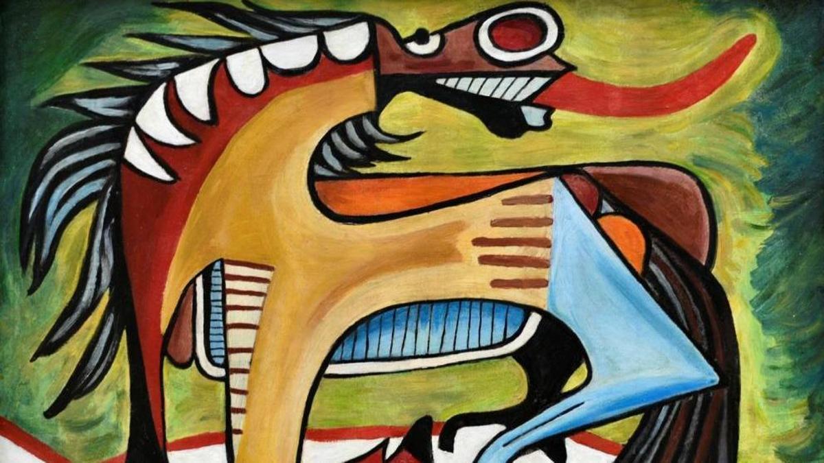 La obra Cabalo surrealista, de Eugenio Fernández Granell.