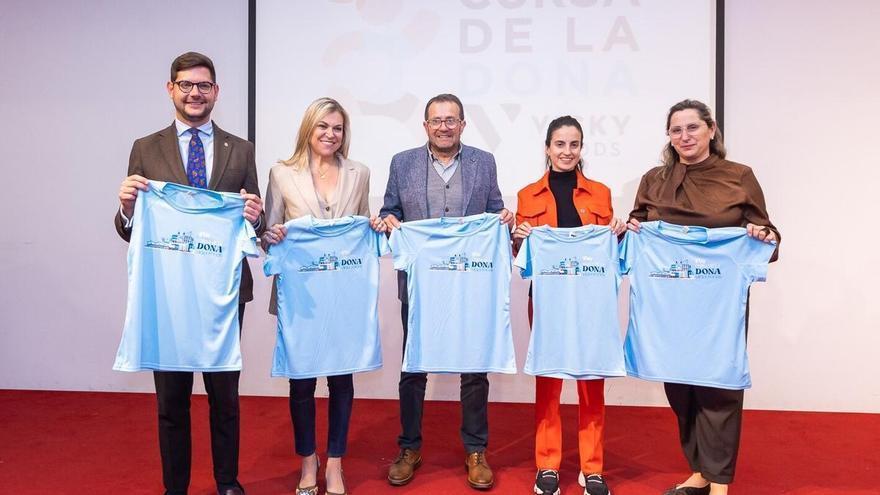 La marea azul cielo tomará Gandia el 26 de abril: La XVII Cursa de Dona Vicky Foods se presenta en sociedad