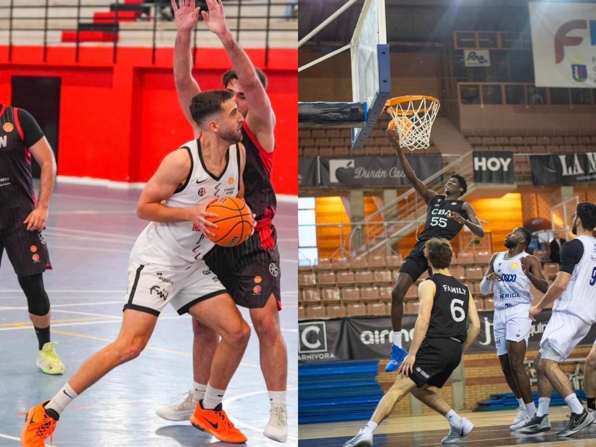 Collage con jugadores del BCB y CBA en su anterior jornada
