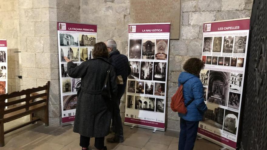 L&#039;exposició està instal·lada al baptisteri de l&#039;església.