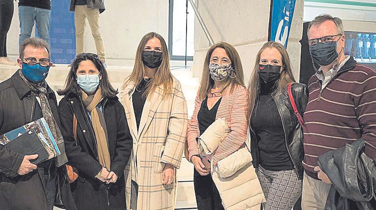 Llorenç Huguet, Bàrbara Servera, Marta Infante, Marga Martínez y Alejandra Rodríguez.