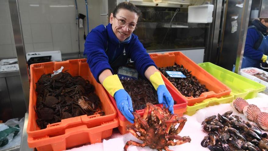 A Coruña apuesta por la centolla y el camarón para esta Navidad 2019