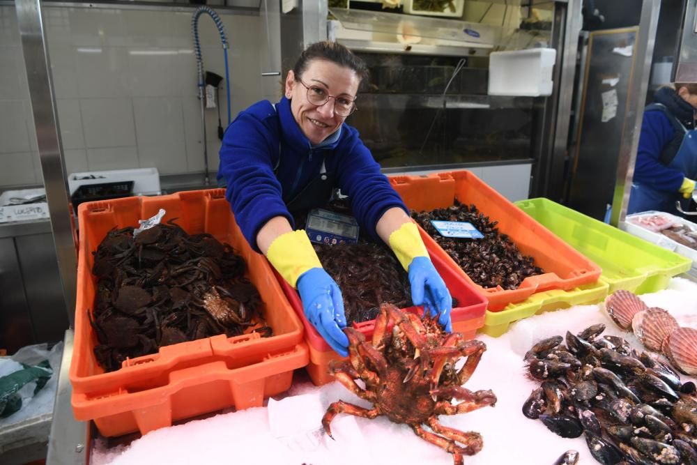 Centolla y camarón para Navidad 2019 en A Coruña