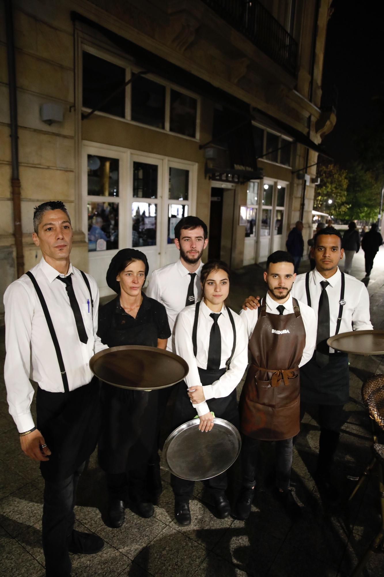 La hostelería gijonesa se apaga contra la carestía de la energía