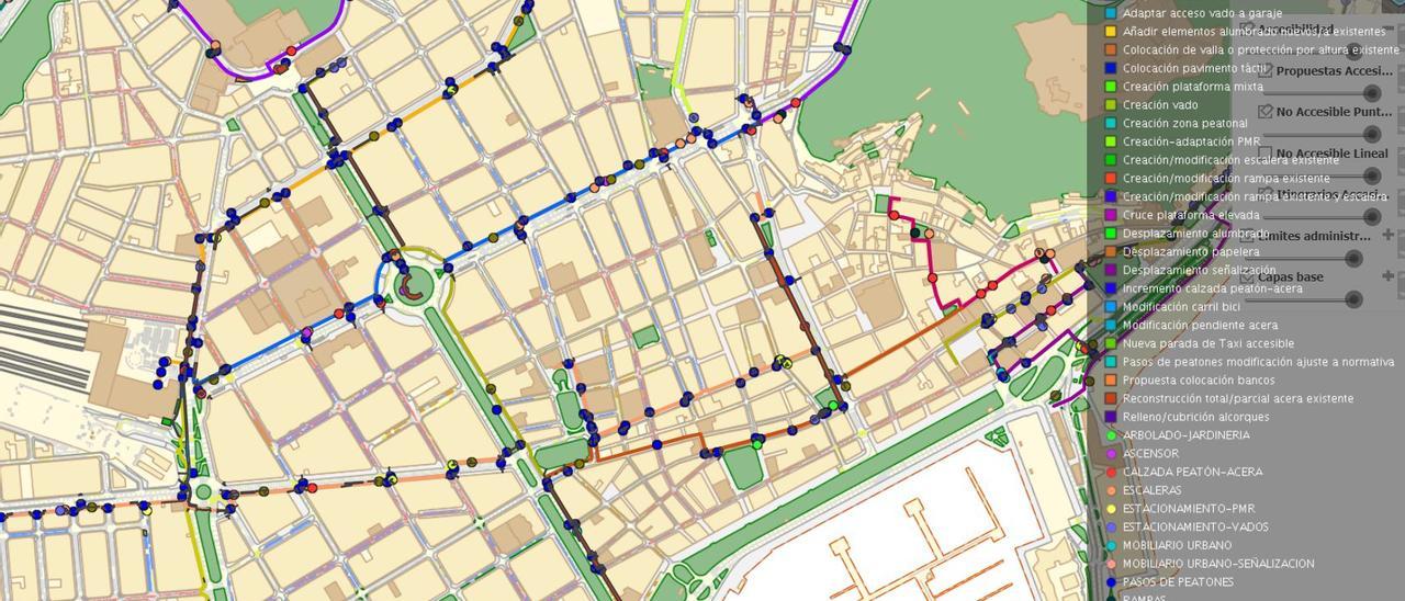 El plan de itinerarios peatonales de Alicante