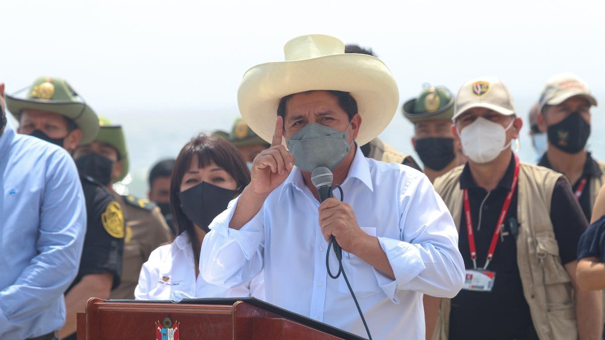 El presidente de Perú, Pedro Castillo.