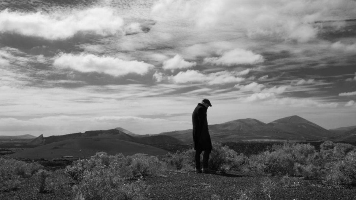 A portrait of the filmmaker Miguel G. Morales, in Lanzarote.  |  |  TERESA CORREA