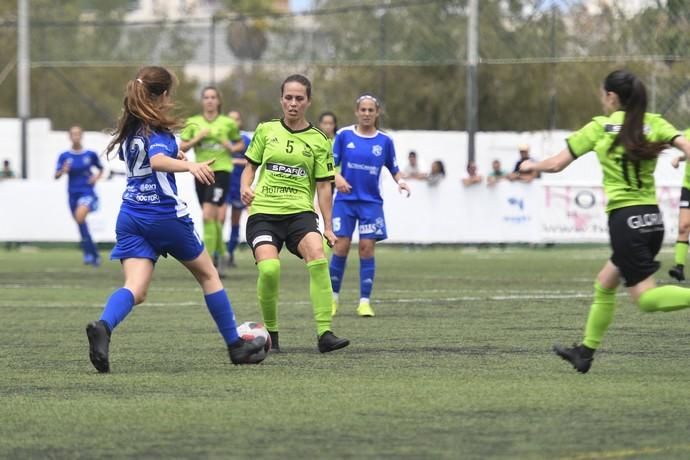 21-04-19 DEPORTES. CAMPO DE FUTBOL DE ARGUINEGUIN. ARGUINEGUIN. MOGAN. Futbol femenino FEMARGUIN-TACUENSE. Partido de vuelta de la eliminatoria para clasificarse para la promoción de ascenso a Primera. Fotos: Juan Castro.  | 21/04/2019 | Fotógrafo: Juan Carlos Castro