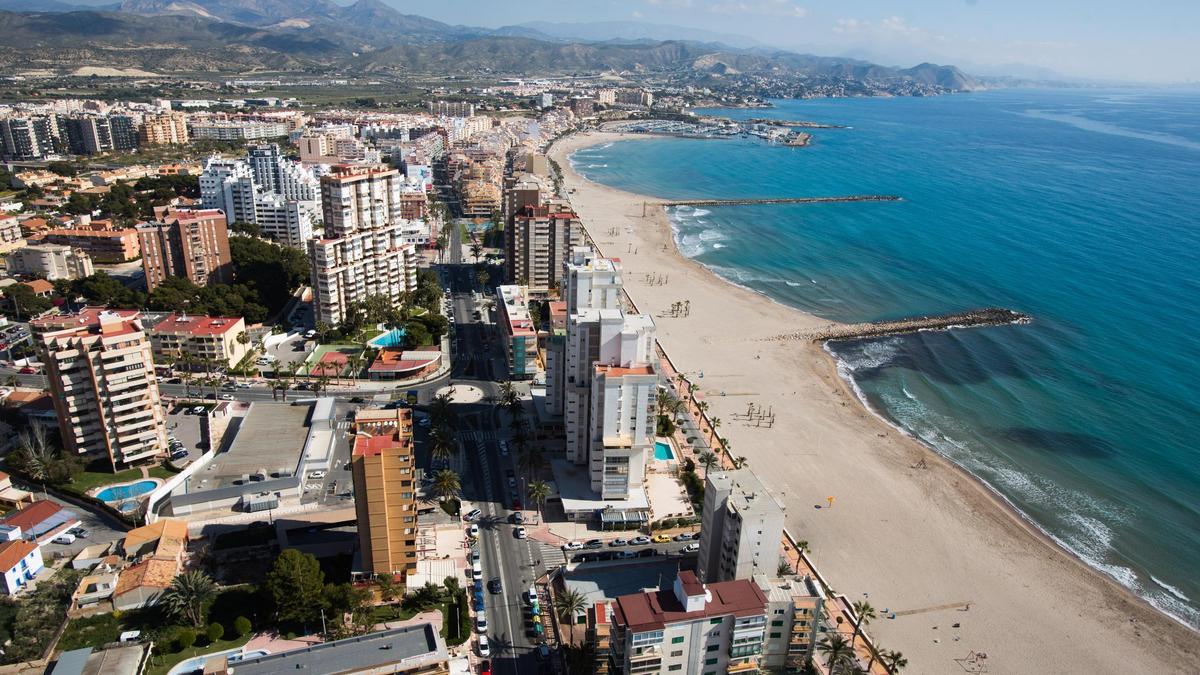 Vista área de El Campello